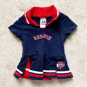 ⚾️Baby Girls’ Boston Red Sox cheerleader dress